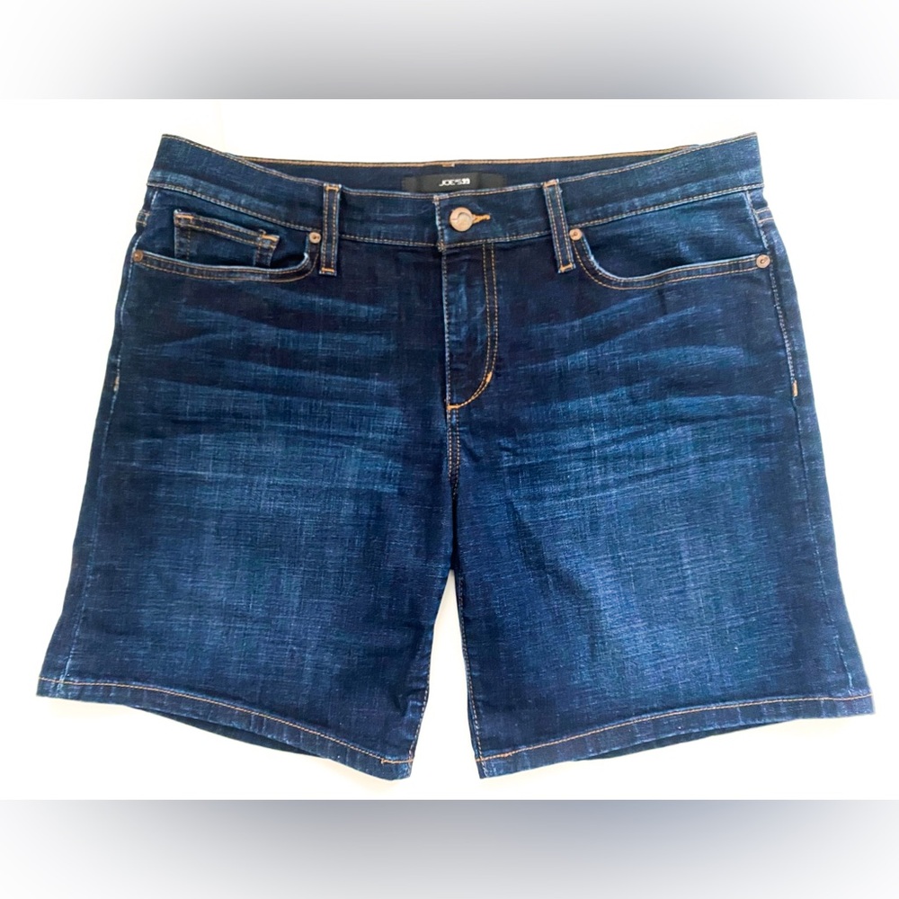 JOE’S Dark Wash Chrissy 8” Bermuda Jean Shorts